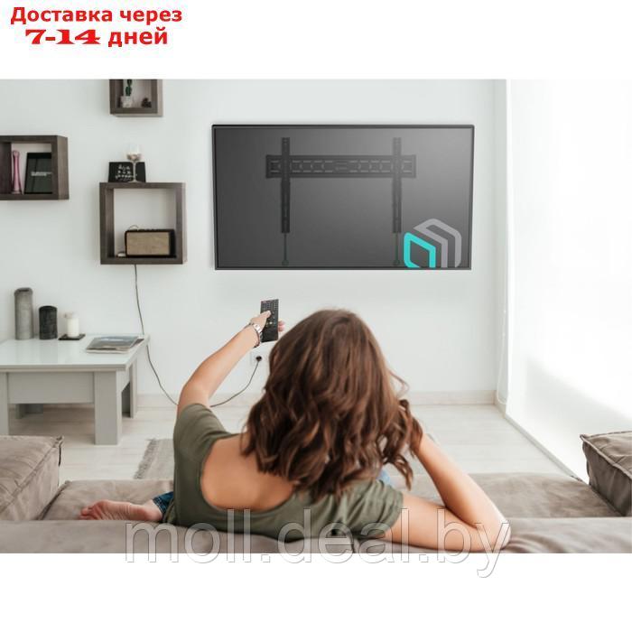Кронштейн ONKRON TM6, для ТВ, наклонный, 43"-85", 35-145 мм от стены, черный - фото 9 - id-p222987829