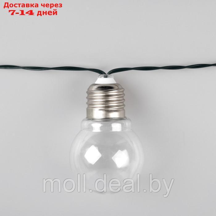 НИТЬ DECOR. IP44, "Лампы", 2.7 м, Н.Т. d=7.5 см, LED-10-1.2V (SOLAR), 8 режимов, Т/БЕЛЫЙ - фото 5 - id-p222988276