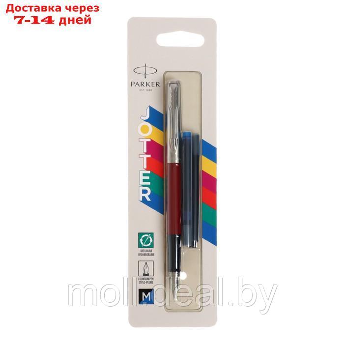 Ручка перьевая Parker JOTTER ORIGINALS RED1.0мм,+ 2 стержня (син и черн) блистер 2096872 - фото 1 - id-p222988019