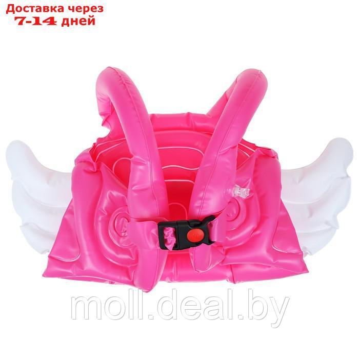 Жилет для плавания "Ангелочек" 30 х 49 см, цвет розовый - фото 2 - id-p222988356