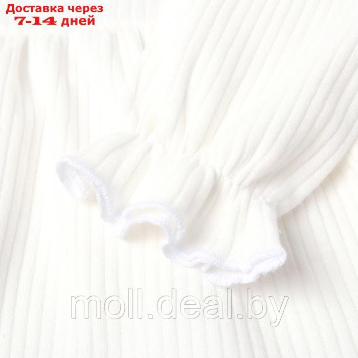 Платье и повязка Крошка, Я BASIC LINE, рост 68-74 см, белый - фото 4 - id-p222991464
