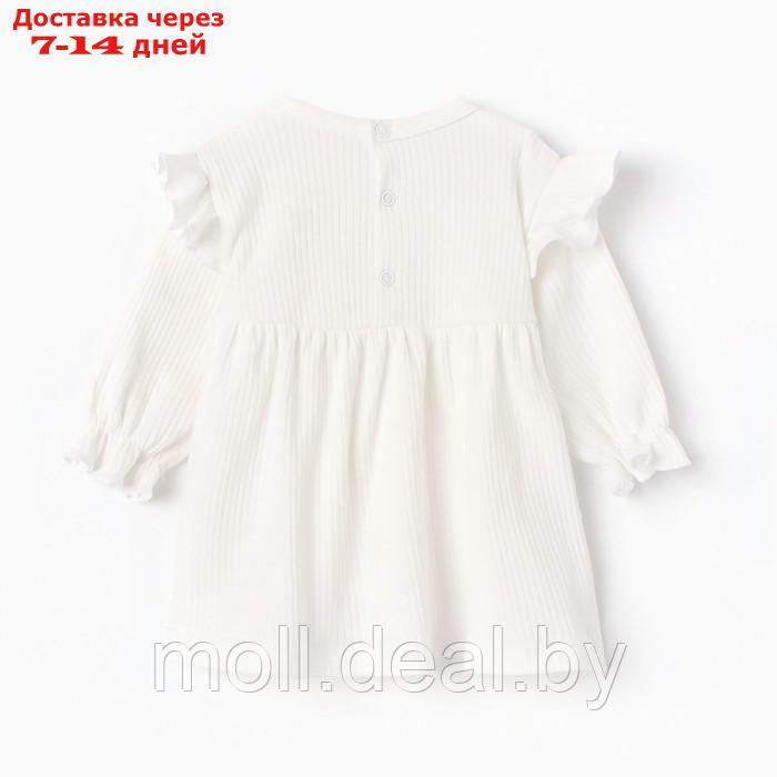 Платье и повязка Крошка, Я BASIC LINE, рост 68-74 см, белый - фото 7 - id-p222991464