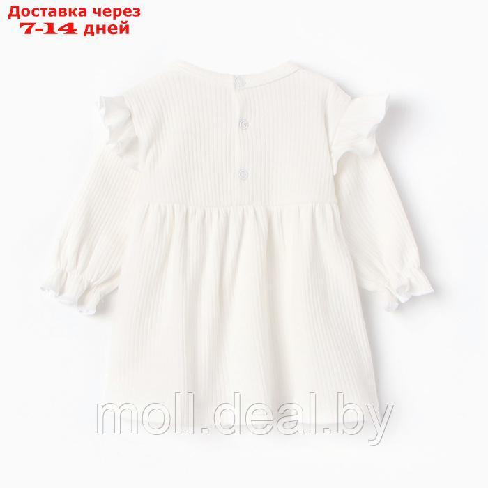 Платье и повязка Крошка, Я BASIC LINE, рост 62-68 см, белый - фото 7 - id-p222991521