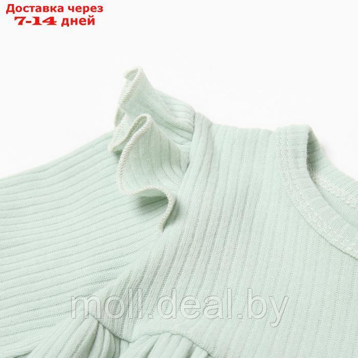 Платье и повязка Крошка, Я BASIC LINE, рост 62-68 см, зеленый - фото 3 - id-p222991523