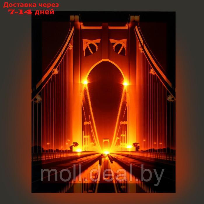 Картина световая "Арка моста" 40*50 см - фото 2 - id-p222990157