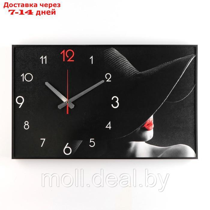 Часы-картина настенные, интерьерные "Девушка", плавный ход, 35 х 57 х 4 см 9612328 - фото 1 - id-p222991561