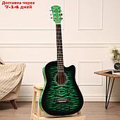 Акустическая гитара Music Life QD-H38Q-hw, зелёная
