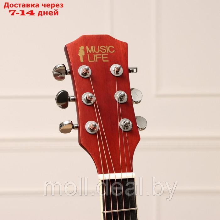 Акустическая гитара Music Life QD-H41Q-BB бежевая - фото 2 - id-p222992625