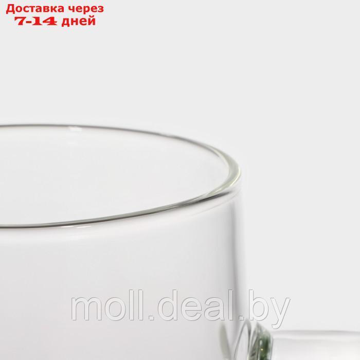 Кувшин стеклянный с металлической крышкой Magistro "Грация", 1,1 л, 13×10 см - фото 4 - id-p222991699