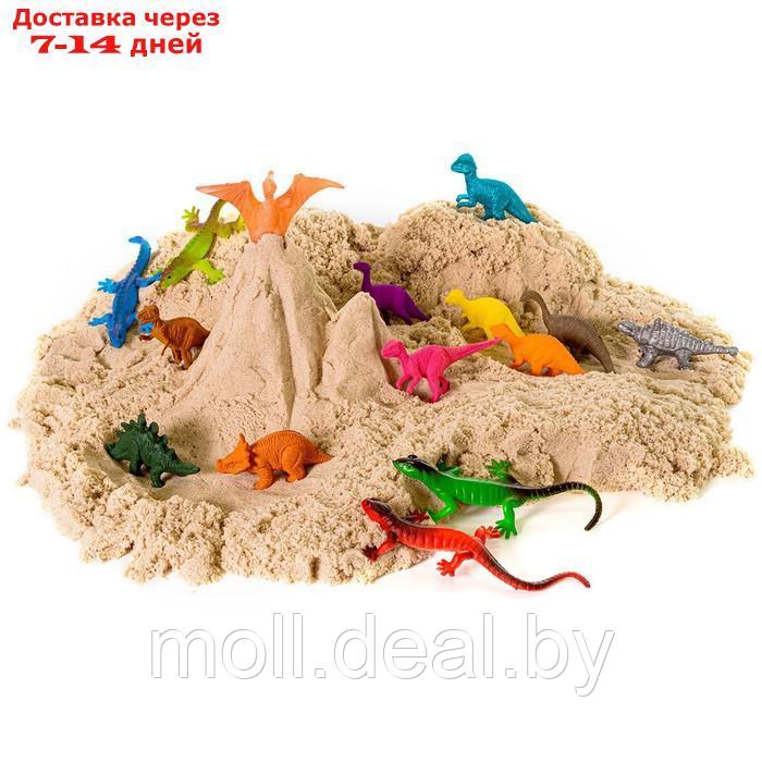Игрушка в наборе ТМ "Волшебный песок", формочки 15 шт, песочный, 2 кг - фото 1 - id-p222988801