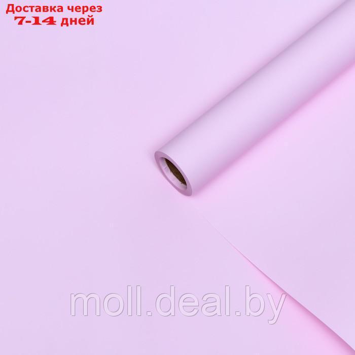 Пленка для цветов тонированная, матовая, розовый с серым, 0,5 х 10 м, 65 мкм - фото 2 - id-p222988900