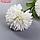 Цветы искусственные "Хризантема помпон" d-6 см 80 см, белый, фото 2