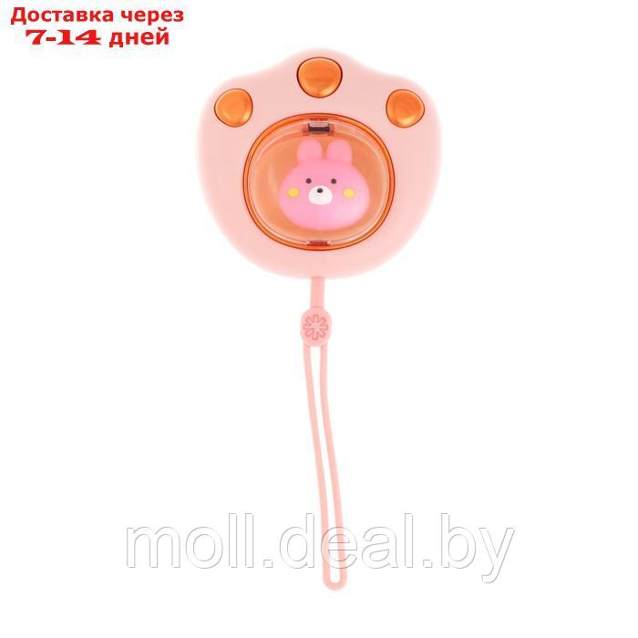 Электрическая портативная грелка для рук, 5 Вт, АКБ, 800 мАч, до 55 °С, USB, розовая - фото 2 - id-p222991866