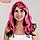 Карнавальный парик "Хвостики", цвет чёрно-розовый, фото 2