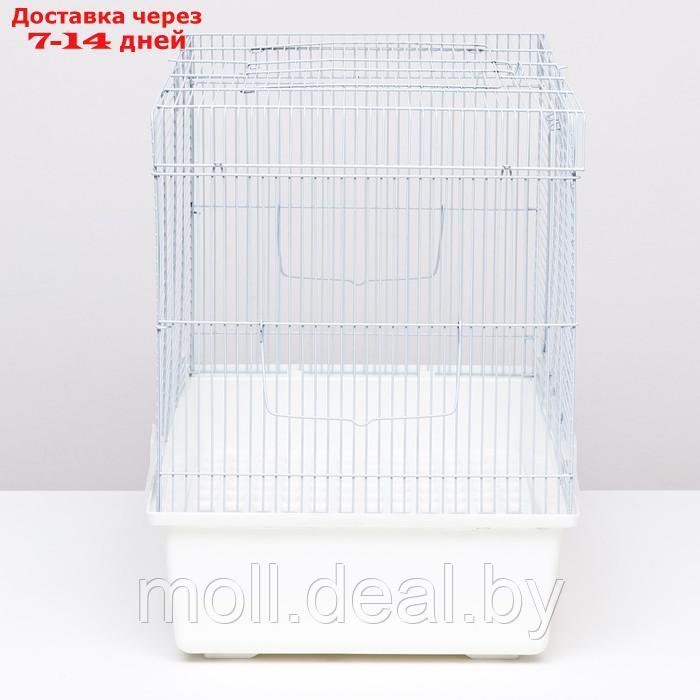 Клетка для грызунов с выдвижными поддонами 60 х 35 х 47 см, белая - фото 2 - id-p222993045