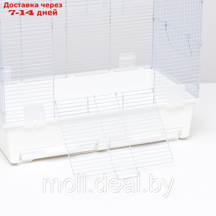 Клетка для грызунов с выдвижными поддонами 60 х 35 х 47 см, белая - фото 4 - id-p222993045