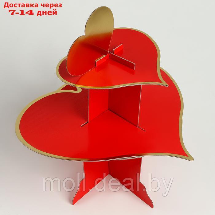 Подставка для пирожнных "Сердце" - фото 3 - id-p222992084