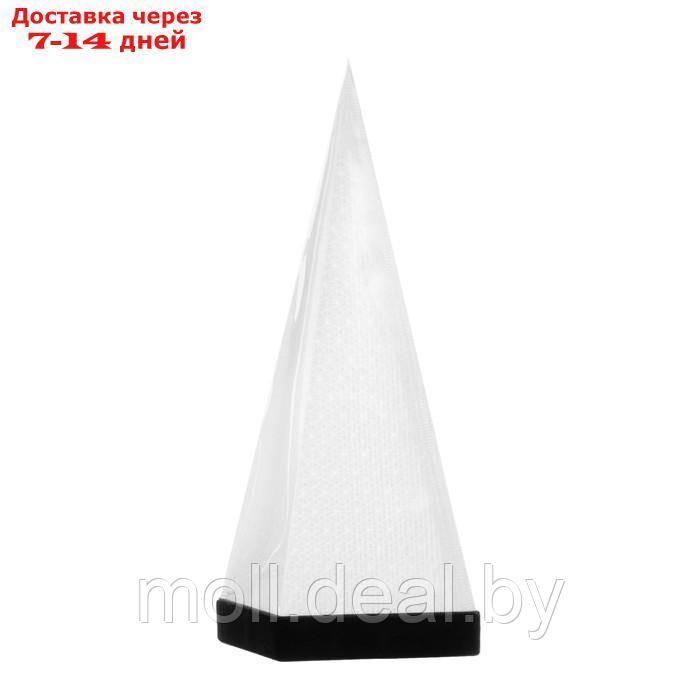 Ночник "Снежная пирамида" LED RGB от батареек 3ААА USB 9х9х28см - фото 9 - id-p222989283