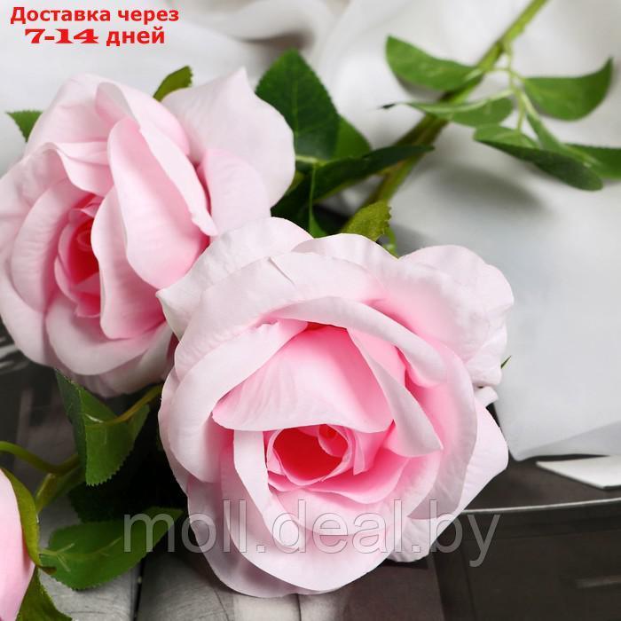 Цветы искусственные "Роза плетистая" d-10 см 67 см, розовый - фото 2 - id-p222992198