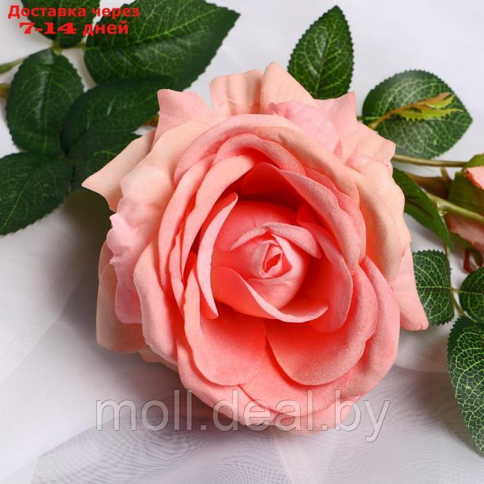 Цветы искусственные "Роза Вхите" 66 см, светло-розовый - фото 2 - id-p222992207