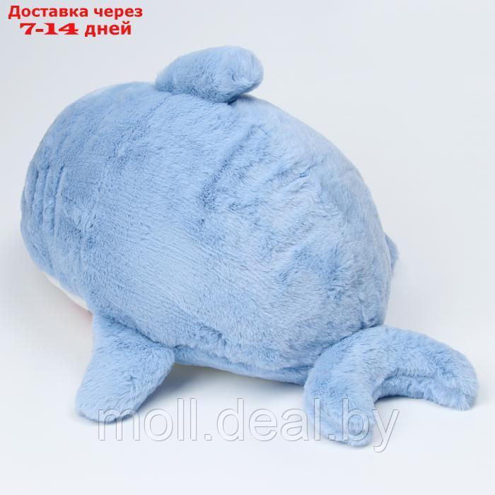 Мягкая игрушка "Кот" в костюме акулы, 48 см, цвет синий - фото 5 - id-p222991371