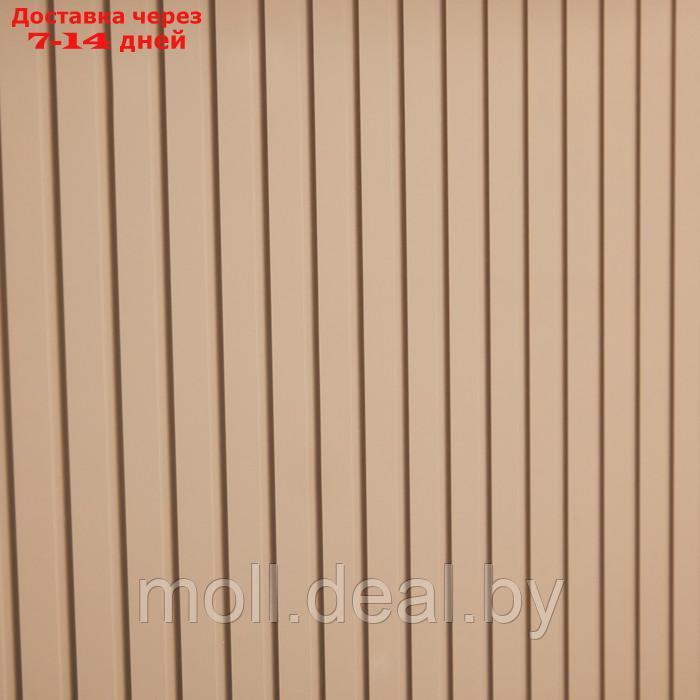 Стол кухонный раздвижной Мерлион, коричневый софт МДФ/Бежевый/закал. Стекло - фото 5 - id-p222989745
