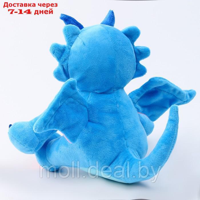 Pomposhki Мягкая игрушка Дракон большой голубой - фото 3 - id-p222989791