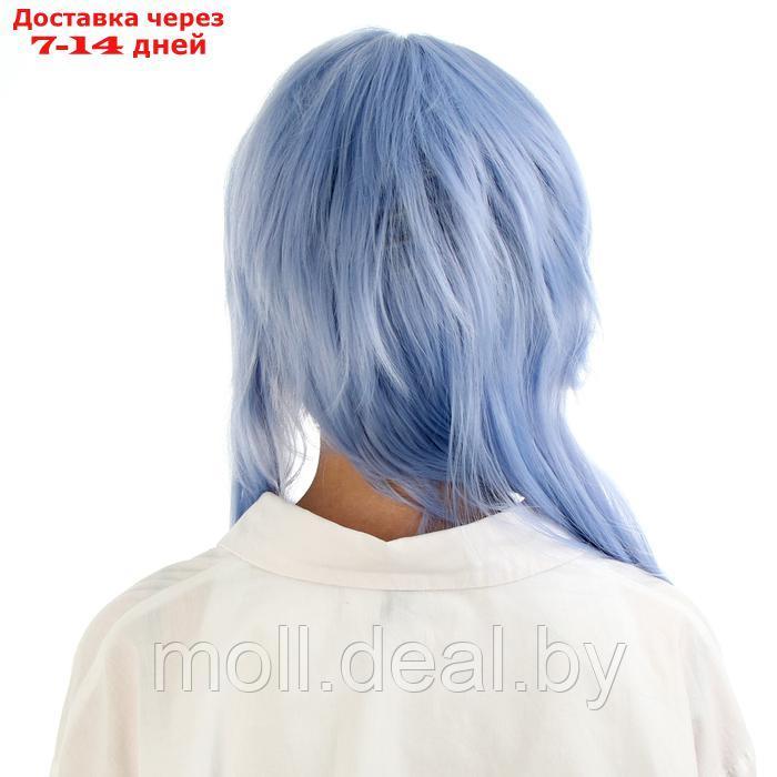 Карнавальный парик, цвет голубой - фото 4 - id-p222992415