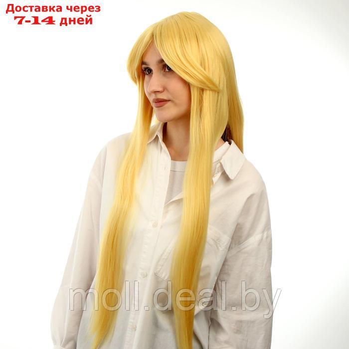 Карнавальный парик, цвет блонд, длинный - фото 2 - id-p222992431