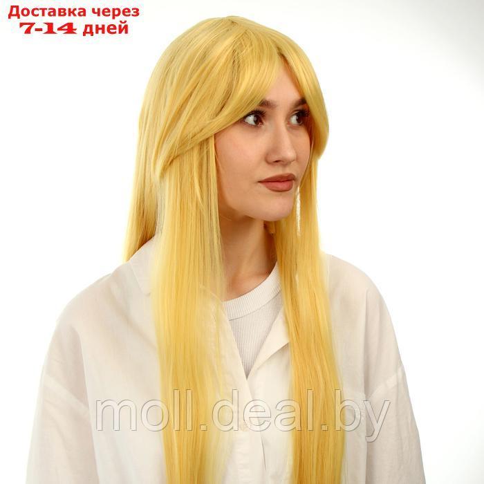 Карнавальный парик, цвет блонд, длинный - фото 3 - id-p222992431