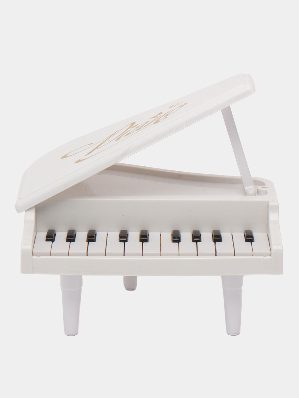 Детское игрушечное Фортепиано пианино рояль музыкальное и светится белое и черное 678b - фото 6 - id-p32078827