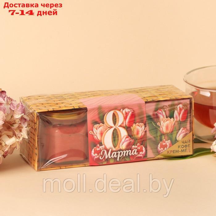 Набор "8 Марта": чай+кофе+крем-мёд - фото 6 - id-p222992477