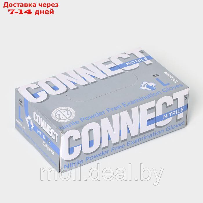 Перчатки CONNECT NITRILE смотр. нестер. нитрил. (PULIN) (8½ (L)) 200 шт/уп (100 пар) - фото 4 - id-p222992521