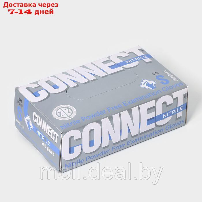 Перчатки CONNECT NITRILE смотр. нестер. нитрил. (PULIN) (6½ (S)) 200 шт/уп (100 пар) - фото 4 - id-p222992523