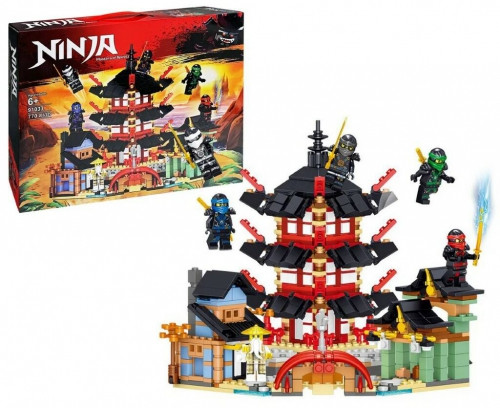 Детский конструктор лего lego Ninja "Храм Аэроджитцу", 770 деталей, аналог Lego, 91033 - фото 2 - id-p223003997