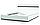 Кровать двуспальная Соло 160х200 см с основанием белый/белый глянец/венге (фабрика SV-Мебель, РФ), фото 2