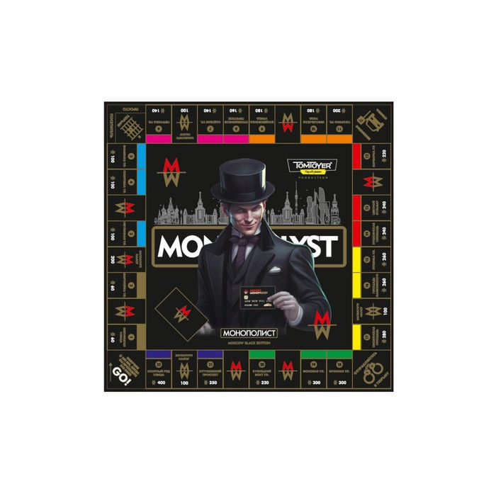 Игра настольная "Монополист" Black Edition (Tom Toyer) 05060 - фото 2 - id-p223008437
