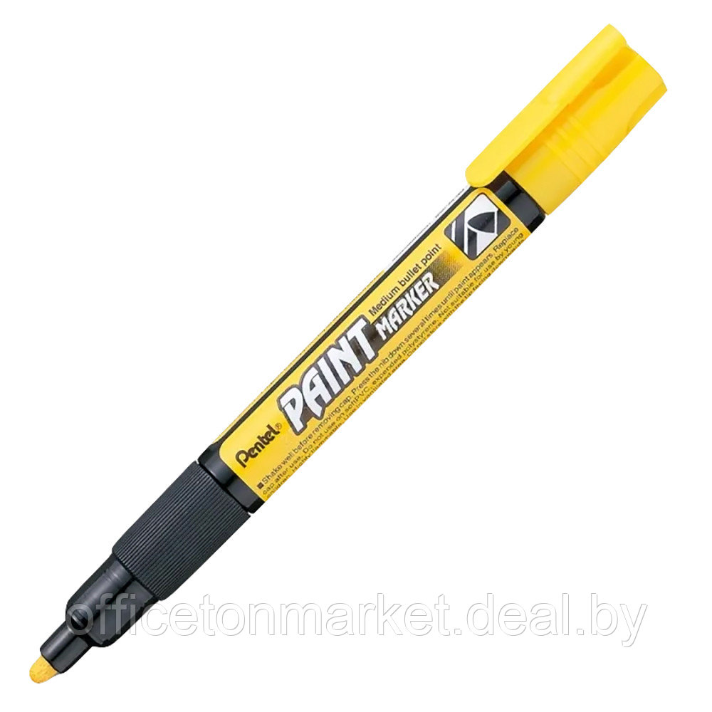 Маркер перманентный "Paint Marker МMР20", желтый - фото 1 - id-p222974833