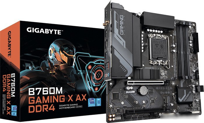 Материнская плата Gigabyte B760M Gaming X AX DDR4 (rev. 1.x) - фото 5 - id-p223009025