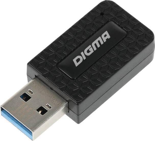 Wi-Fi адаптер Digma DWA-AC1300C - фото 2 - id-p223009399