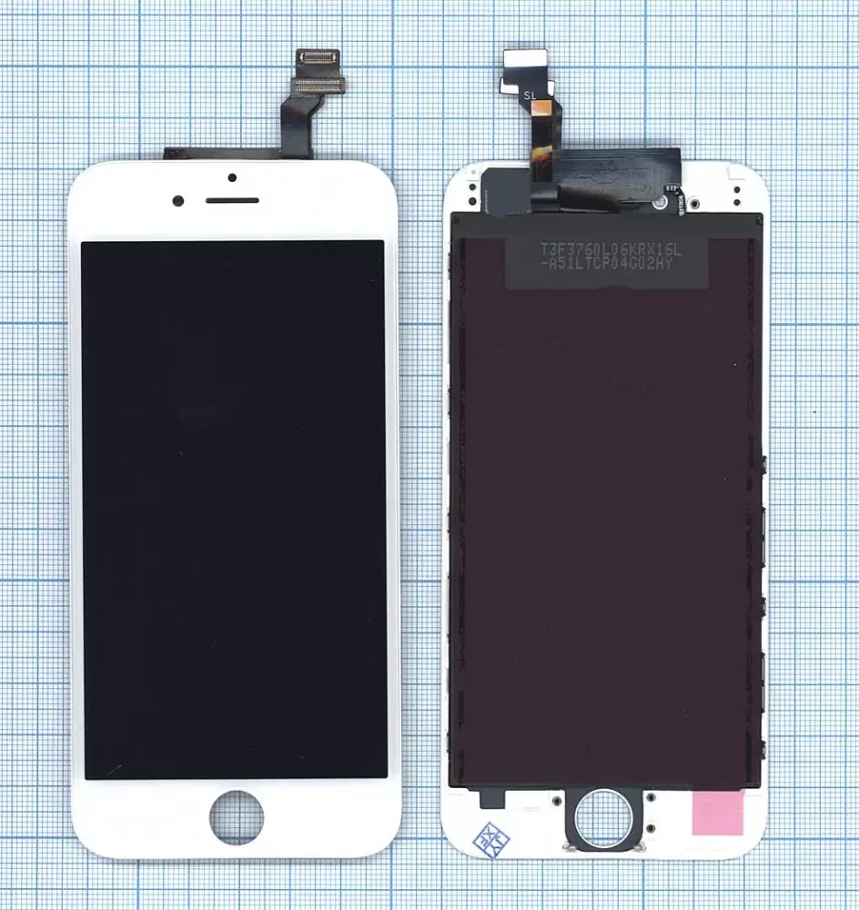 Дисплей (экран в сборе) для телефона Apple iPhone 6 (Hancai), белый - фото 1 - id-p223010926