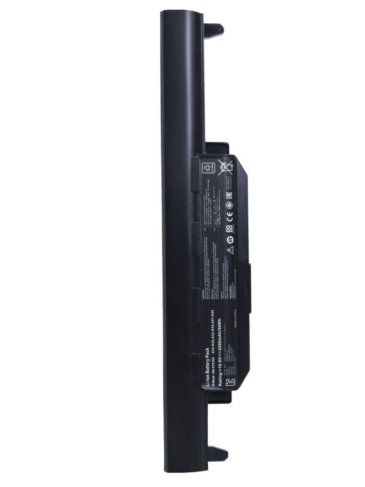 Аккумулятор (батарея) A32-K55 для ноутбука Asus K55, 10.8В, 5200мАч, черный (OEM) - фото 1 - id-p223010935