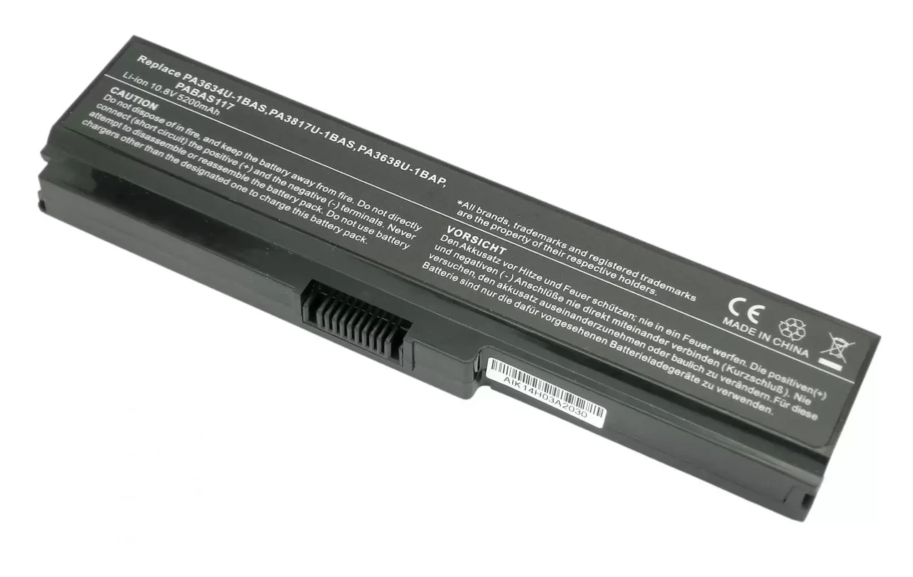 Аккумулятор (батарея) для ноутбука Toshiba Satellite L750 (PA3634U-1BAS) 5200мАч, 11.1В, черный (OEM) - фото 1 - id-p223010936