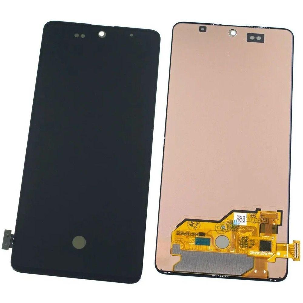Дисплей (экран в сборе) для телефона Samsung A515F, A516F, M317F Galaxy A51, A51 5G, M31s (черный) (OLED) - фото 1 - id-p223010967