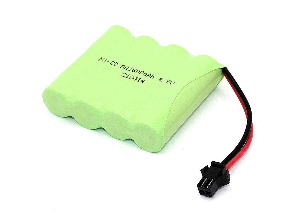 Аккумулятор Ni-Cd 4.8V 1800 mAh AA Flatpack разъем SM