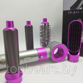 Стайлер для волос с пятью насадками Гранд 5в1 Hot Air Styler / Профессиональный фен - плойка / Набор 5в1 - фото 1 - id-p223012795