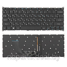 Клавиатура для ноутбука ACER Swift 3 SF314-41 SF314-51 чёрная, с подсветкой, Ver.1, RU