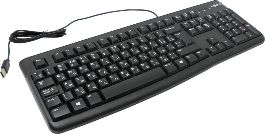 Клавиатура Logitech Keyboard K120 USB 105КЛ EN/RU 920-002583, фото 2