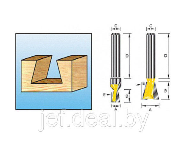 Фреза лас/хв25,4х22,2х12х38х2Т MAKITA D-10920 - фото 1 - id-p195484693