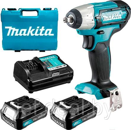 Аккумуляторный ударный гайковерт TW 140 DWAE MAKITA TW140DWAE, фото 2